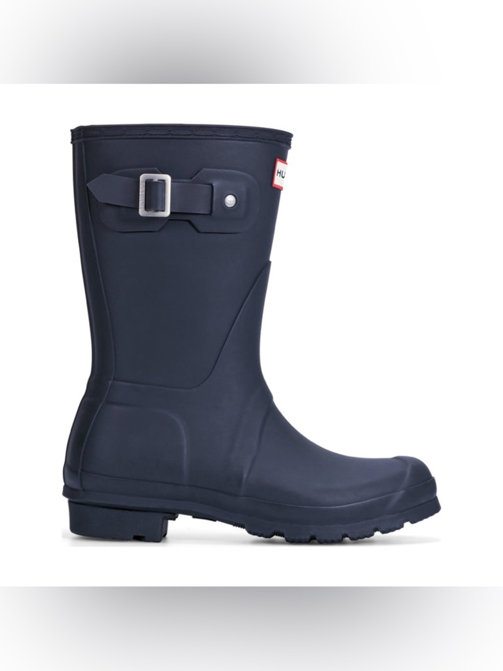Hunter Women's Original Short Rain Boots Navy Blue Waterproof Wellington Boots 6